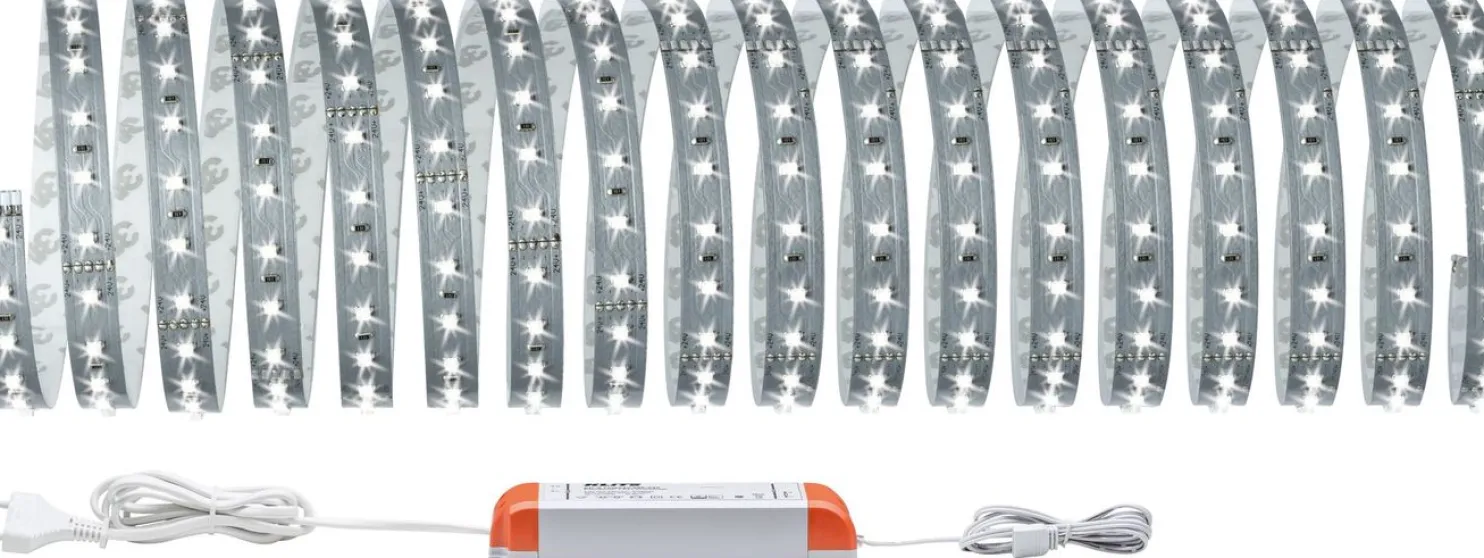 LED-valonauha Paulmann MaxLED 500, aloituspakkaus, 10m, 50W, 550lm/m, 6500K, 75VA
