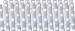 LED-valonauha Paulmann MaxLED 250, Smart Home Zigbee 3.0, aloituspakkaus, 5m, IP44, 18W, 250lm/m, 30LEDs/m, 36VA, säädettävä värilämpötila