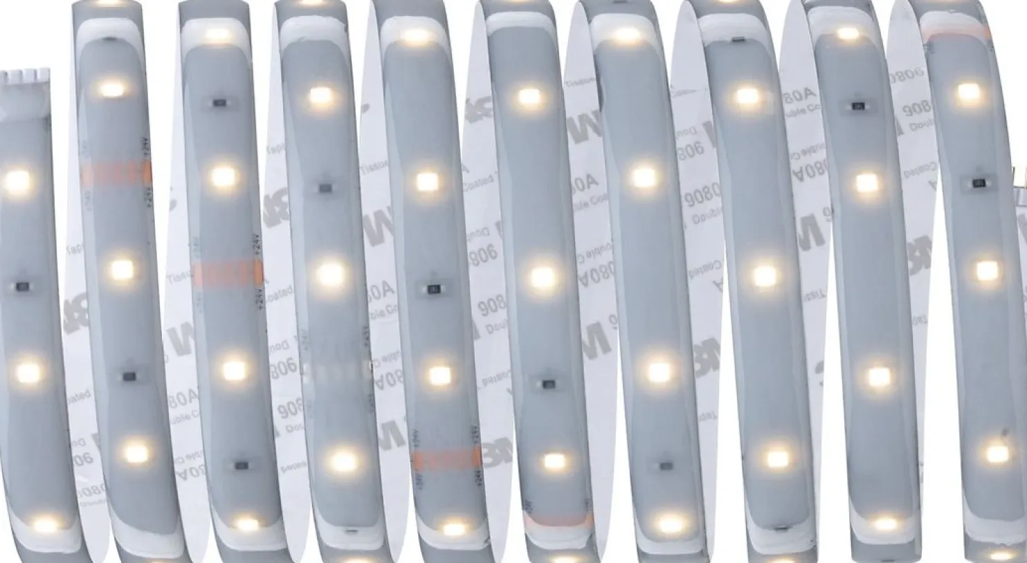 LED-valonauha Paulmann MaxLED 250, aloituspakkaus, IP44, 240lm/m, 2700K, 24VA, eri kokoja