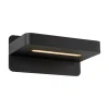 LED-yöpöytävalaisin Lucide Atkin 14x25x11,5cm 5W musta