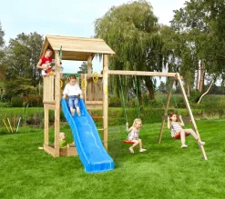Leikkikeskus Jungle Gym Casa ja Swing Module X'tra sis. liukumäen