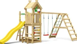 Leikkitorni Jungle Gym Teepee, 2-Climb Module 200, liukumäki
