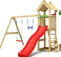 Leikkitorni Jungle Gym Totem, 2-Swing Module 200, liukumäki