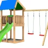 Leikkitornikokonaisuus Jungle Gym Home 2.1, 2-Swing Module 220, ilman liukumäkeä