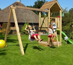 Leikkitornikokonaisuus Jungle Gym Club 2.1, 2-Swing Module 220, ilman liukumäkeä