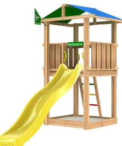 Leikkitornikokonaisuus Jungle Gym Hut 2.1, ilman liukumäkeä