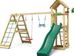 Leikkitornikokonaisuus Jungle Gym Cocoon, 2-Climb Module 200, liukumäki
