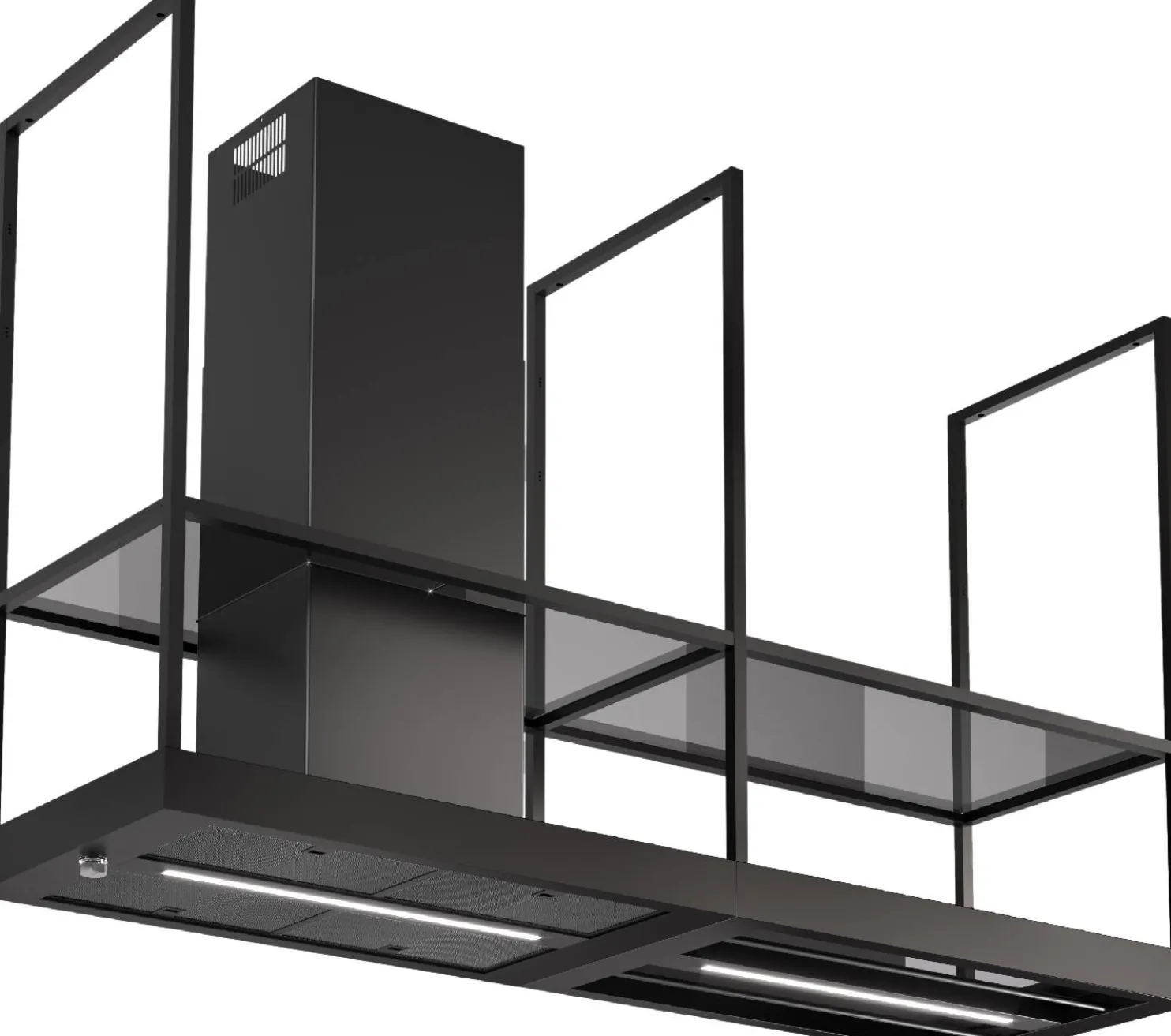 Liesituuletin Faber T-Shelf omalla moottorilla musta