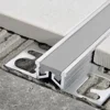Liikuntasaumalista Progress Profiles Proflex AL 2,7m 17mm 12,5mm harmaa