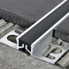 Liikuntasaumalista Progress Profiles Proflex AL 2,7m 17mm 10mm musta