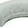 Liimattava reunakivi Rudus kulma R250 kovera 490x130x160 mm sileä harmaa