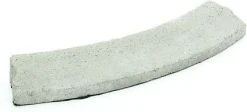 Liimattava reunakivi Rudus kaarre R1000 kupera 523x130x80 mm sileä harmaa
