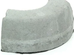 Liimattava reunakivi Rudus kulma R250 kupera 490x130x160 mm sileä harmaa
