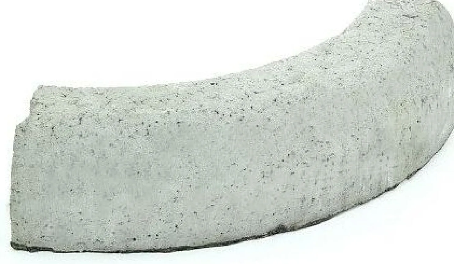 Liimattava reunakivi Rudus kaarre R500 kupera 522x130x160 mm sileä harmaa