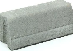 Liimattava reunakivi Rudus suora 390x130x160 mm sileä harmaa