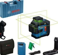 Linjalaser Bosch Professional GLL 80-33 G 3,0 Ah akulla + DK 20 laukku