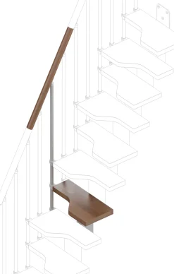 Lisäaskelma Rintal Mini -portaisiin, leveys 61cm