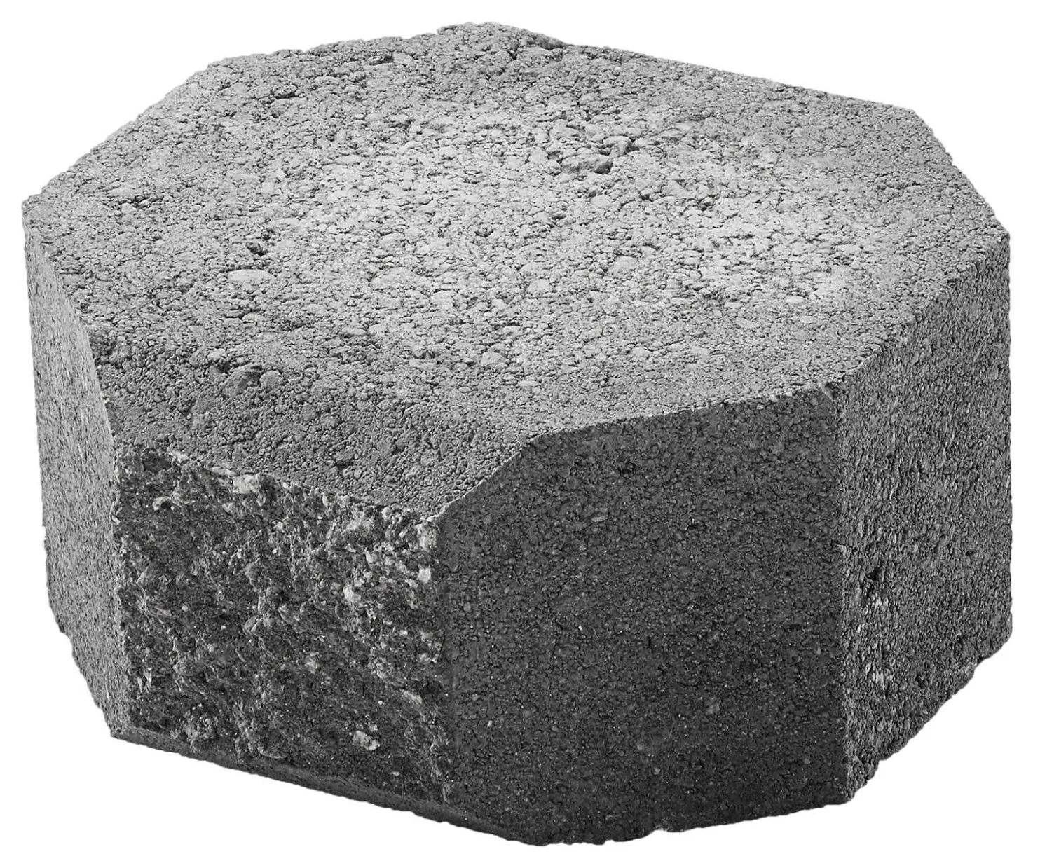 Lohkopäätykivi Lakka 200x200x100 mm musta