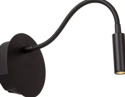 Lukuvalaisin Lucide Jolijn seinään Ø11cm, USB-ladattava, magneettikiinnitys