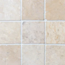 Luonnonkivilaatta Qualitystone Square White, 100 x 100 mm