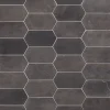 Luonnonkivilaatta Qualitystone Picket Grey Marble, 100x200mm