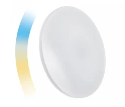 Älyplafondi Spectrum Smart Nymphea Ø488x70mm 36W CCT+DIM WI-FI 2700-6500K valkoinen