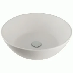 Malja-allas Lavabo Solid Surface Ø45, 450x450mm, valkoinen
