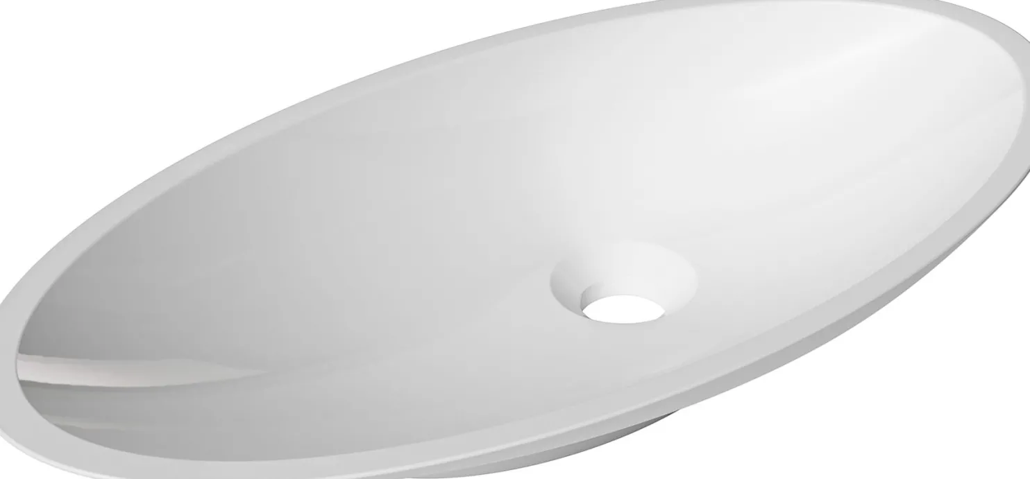 Malja-allas Mora Lava IV, 590x310 mm, valkoinen