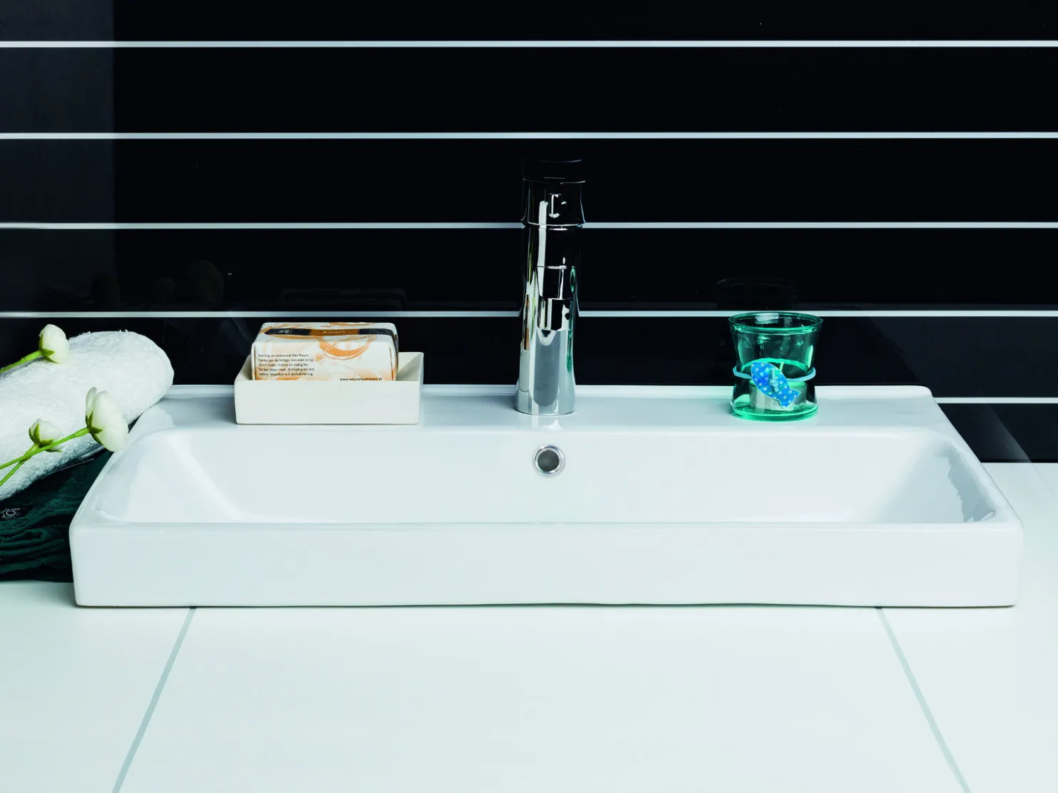 Malja-allas Noro Fix Trend 550x320x95 mm posliini valkoinen