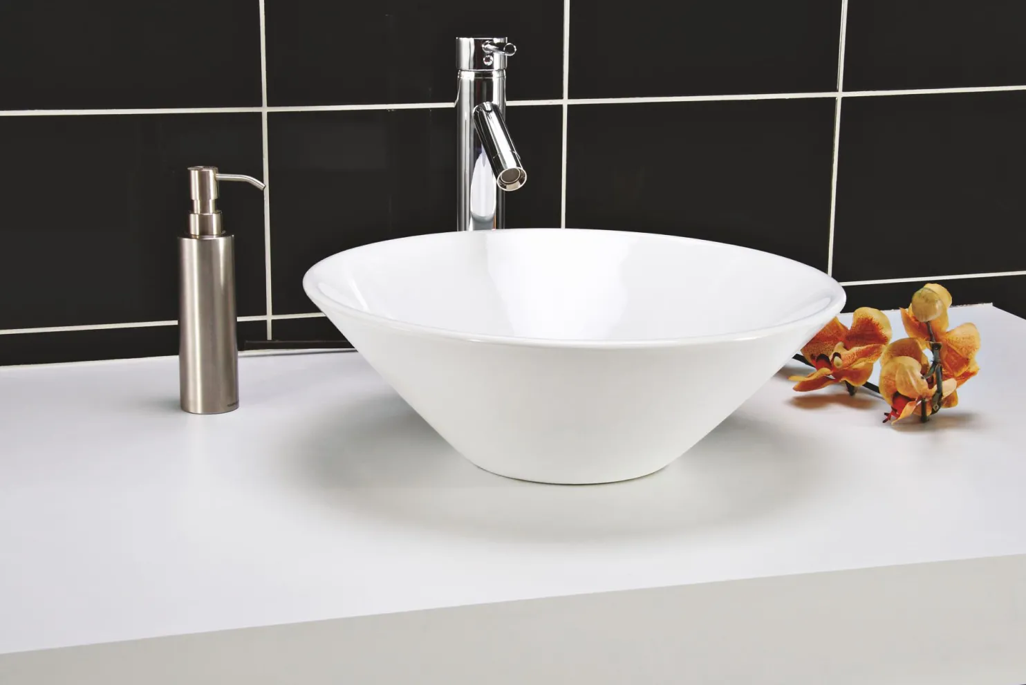 Malja-allas Noro Loop Ø 435x145 mm posliini