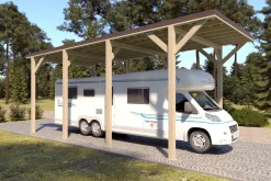 Matkailuautokatos Holzbrüder Ralf 32m2