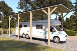 Matkailuautokatos Holzbrüder Ralf 32m2