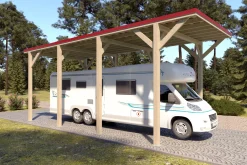 Matkailuautokatos Holzbrüder Ralf 32m2