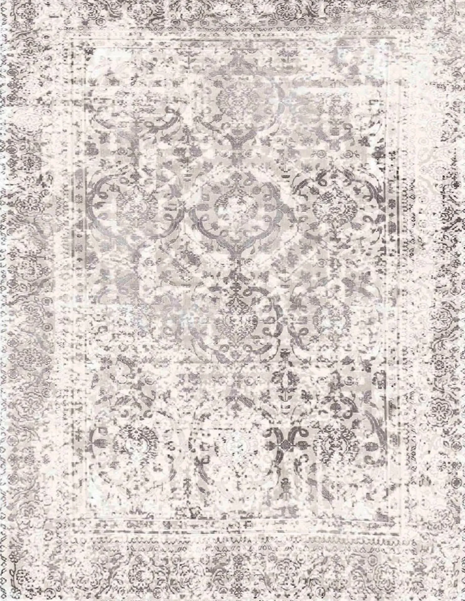 Matto Linento Woosonil Heini 160x230cm vaaleanharmaa