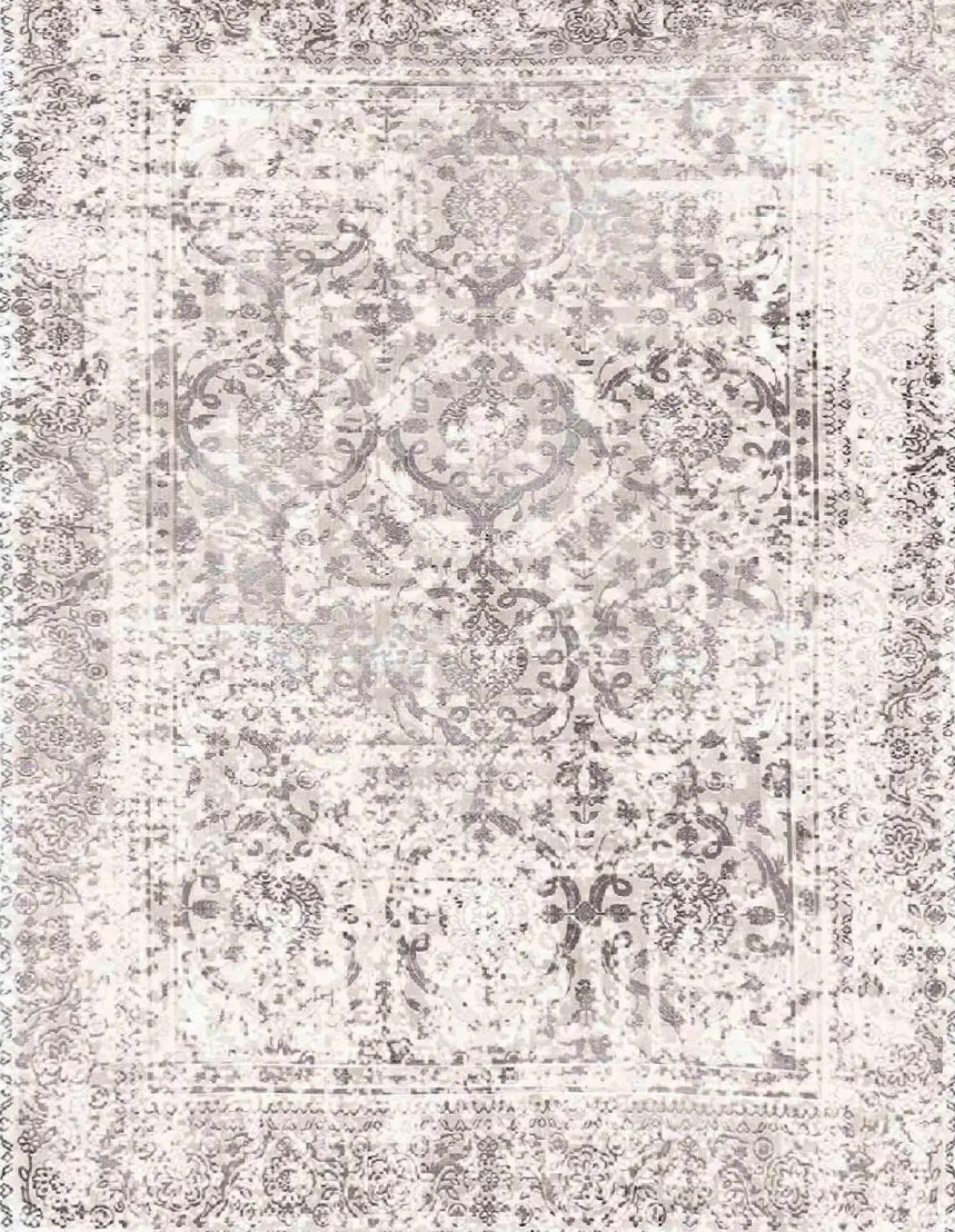 Matto Linento Woosonil082, 120x180cm, harmaa