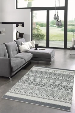 Matto Linento W1081, 180x280cm, harmaa