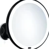 Meikkipeili imukupilla Beslagsboden ZB630, X7, LED, musta