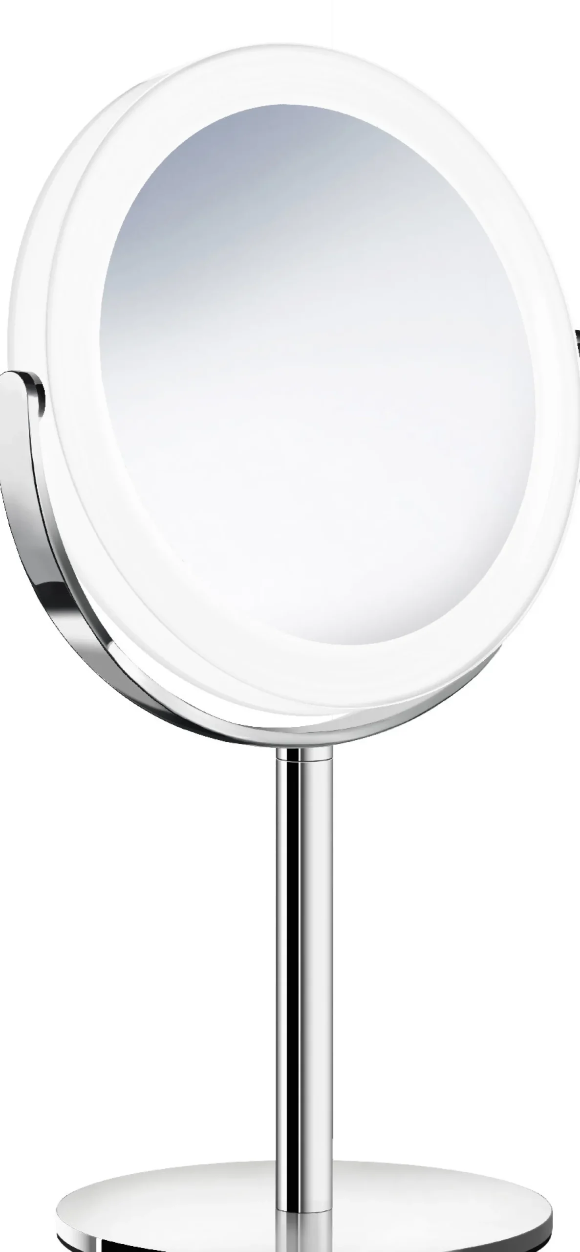 Meikkipeili LED-valolla Smedbo Outline FK447, vapaasti seisova, X1/X7, kiillotettu kromi