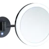 MeikkipeiliSmedbo Outline Dual light Ø200 mm paristokäyttöisellä valolla ja hipaisukytkimellä 5-kertainen suurennos