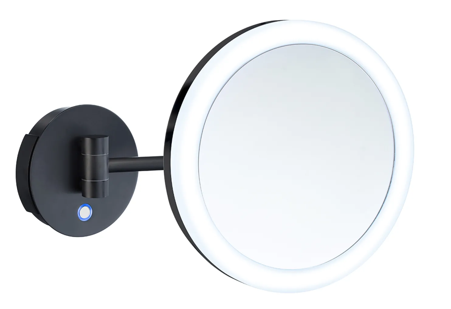 MeikkipeiliSmedbo Outline Dual light Ø200 mm paristokäyttöisellä valolla ja hipaisukytkimellä 5-kertainen suurennos