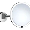 Meikkipeili Smedbo Outline Sensor FK487EP Ø215 mm akkukäyttöisellä valolla 7-kertainen suurennos