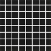 Mosaiikkilaatta Pukkila Color Black, himmeä, sileä, 22x22mm
