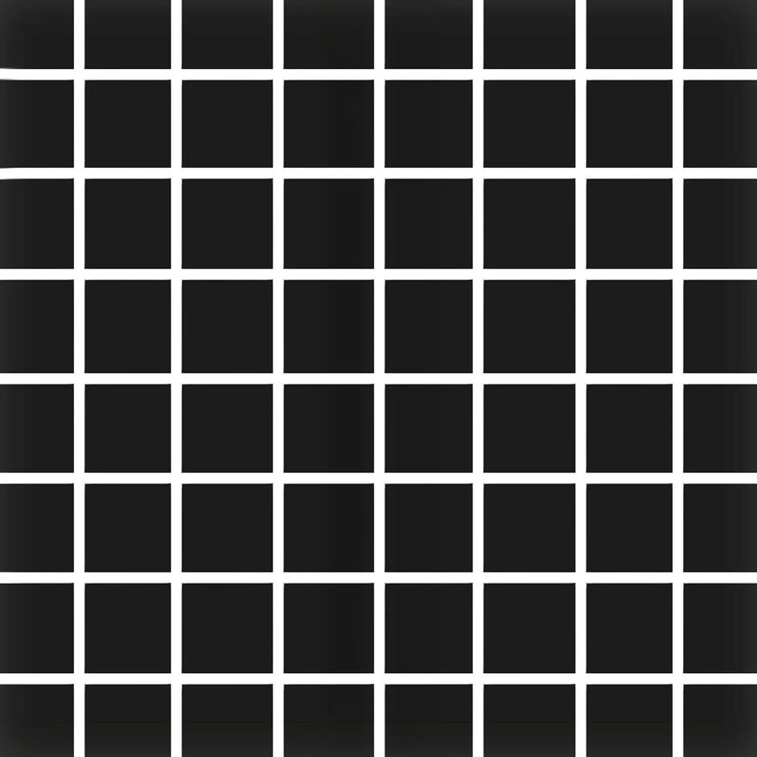 Mosaiikkilaatta Pukkila Color Black, himmeä, sileä, 22x22mm
