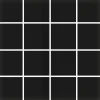 Mosaiikkilaatta Pukkila Color Black, himmeä, sileä, 47x47mm