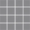 Mosaiikkilaatta Pukkila Color Lead Grey, himmeä, sileä, 47x47mm