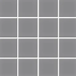 Mosaiikkilaatta Pukkila Color Lead Grey, himmeä, sileä, 47x47mm