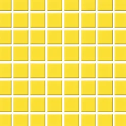 Mosaiikkilaatta Pukkila Color Yellow, himmeä, sileä, 22x22mm