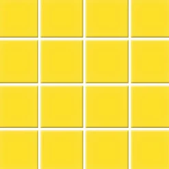 Mosaiikkilaatta Pukkila Color Yellow, himmeä, sileä, 47x47mm