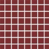Mosaiikkilaatta Pukkila Color Burgundy, himmeä, sileä, 22x22mm