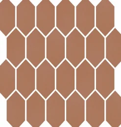 Mosaiikkilaatta Pukkila Natura Victoria PORTLAND, matta, tasapintainen, lasikuituverkolla, 9.6x4.4cm